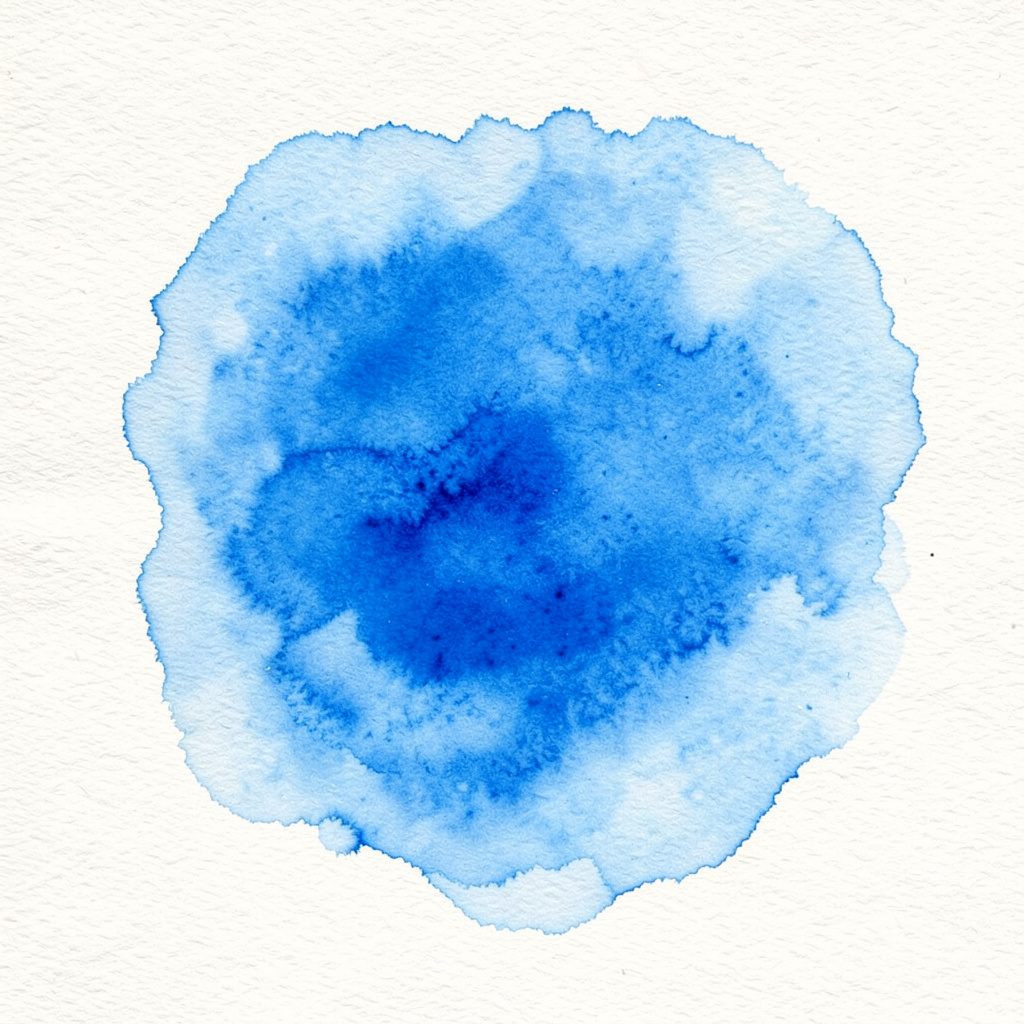 Aquarel·la d'una posta de sol sobre la badia amb tons càlids taronja i blau